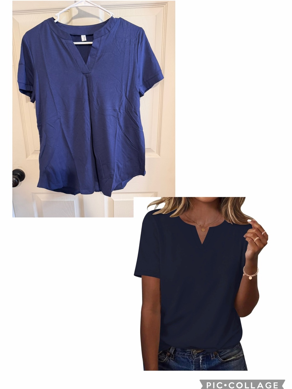 Womens Short Sleeve V Neck Shirt Summer Top